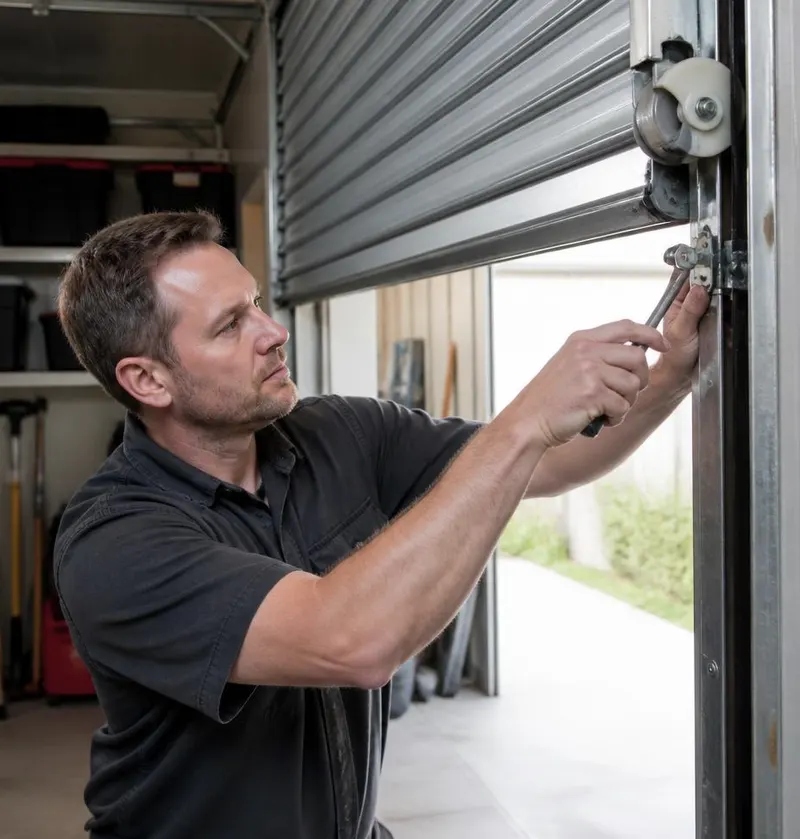 Off Track Door Repair in Crystal River